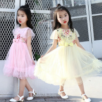 6女童连衣裙子2018夏装9中大童小学生女孩10香香12花朵13儿童15岁