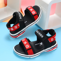 儿童沙滩鞋男童凉鞋2018新款韩版夏季小学生中大童男宝宝软底男孩