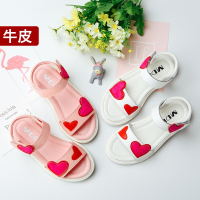 女童凉鞋2018夏季新款韩版软底真皮儿童公主鞋中大童小学生沙滩鞋