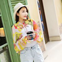 新款甜美夏季手套长款女士开车骑车遮阳袖套披肩袖子