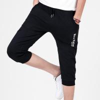 七分裤男士运动休闲短裤潮男裤宽松夏天收口中裤薄款夏季7分裤子