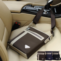 男士单肩包斜挎包牛津帆布包工作青年小背包休闲挂包夏季潮男包包