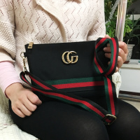 快手红人同款手包帆布夹包多功能钱包单肩斜跨软手抓包男士社会女