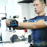 warmen 薄款健身手套男半指运动骑行护腕哑铃器械训练单车手套薄