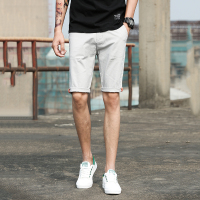 夏季新品休闲短裤男韩版潮流修身中裤沙滩五分裤夏天潮5分裤子
