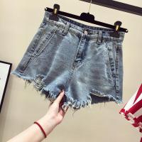 牛仔短裤女夏季2018韩版宽松显瘦百搭高腰热裤ins裤子