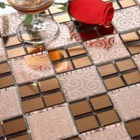 潘朵拉马赛克水晶玻璃马赛克背景墙瓷砖拼图茶镜粉祥云镜面KTV壹德壹