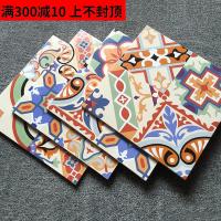 北欧复古小花砖艺术仿古砖 厨房卫生间阳台背景墙砖地砖瓷砖300壹德壹