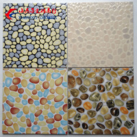 抛晶砖电视背景墙砖影视墙瓷砖卫生间地砖鹅软石阳台地砖300地砖壹德壹