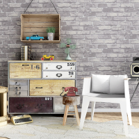 复古仿古砖纹砖块砖头墙纸3d立体餐厅奶茶服装店理店文化砖壁纸壹德壹