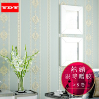 欧式竖条纹无纺布壁纸现代简约卧室客厅电视背景墙3D立体浮雕墙纸壹德壹