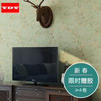 美式乡村复古田园无纺布客厅卧室电视背景墙沙房间床头墙纸壹德壹