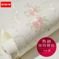 3D浮雕欧式田园环保无纺布精压纹壁纸客厅卧室婚房背景墙纸壹德壹