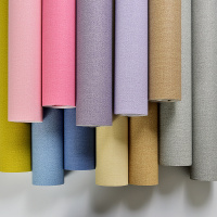 现代简约素色无纺布墙纸客厅卧室电视背景墙壁纸百搭素色亚麻布纹壹德壹