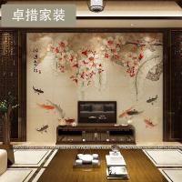 微晶石背景墙 简约现代客厅石材影视墙砖电视背景墙瓷砖 鸿运当头壹德壹