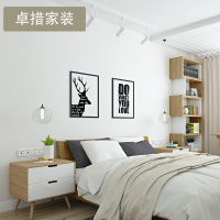 简约现代纯素色无纺布墙纸 亚麻布纹理 沙电视背景卧室客厅壁纸壹德壹
