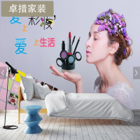 彩妆美甲工装背景墙水彩美女壁画化妆品店美容店彩妆店墙纸壁画壹德壹