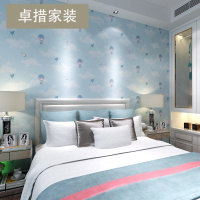 童趣儿童房卧室墙纸 欢乐儿童卡通墙纸 无纺布男孩女孩壁纸 U019壹德壹