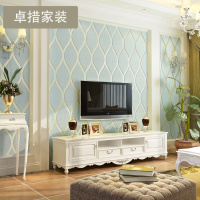 壁纸 欧式电视背景墙壁纸3d无纺布现代简约墙纸卧室客厅 伊诺壹德壹