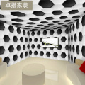 小清新方砖色块KTV墙纸壁画现代3d立体客厅电视背景墙个性壁纸_0 壁画专用胶