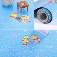 板革纯vc色粉色加塑防水胶p防滑耐磨厚卡通地塑料地胶地板地板纸壹德壹
