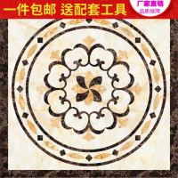 促销 欧式仿大理自粘防水耐磨可移除不留胶PVC地板贴客厅厅地画壹德壹