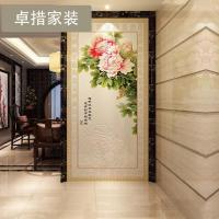 瓷砖背景 客厅背景墙沙背景墙玄光现代简约中式影视墙 富贵万年壹德壹