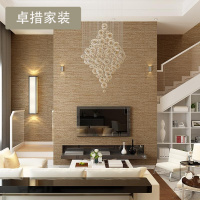 现代简约麻纹素色无纺布墙纸温馨卧室书房客厅电视背景墙纯色壁纸壹德壹