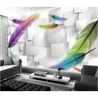 3D电视背景墙纸壁画欧式无纺布壁纸 卧室客厅温馨无缝大型壁画壹德壹