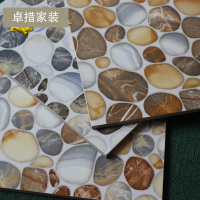 仿鹅卵石地砖佛山瓷砖仿古砖300X300厨房卫生间阳台平面防滑地砖壹德壹