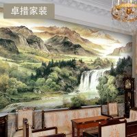 定制 定制大型壁画客厅卧室电视沙背景墙3d无缝墙纸壁纸墙布山壹德壹