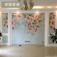 定制 大型壁画墙纸 客厅沙背景墙壁纸 卧室床头田园墙纸 后花园壹德壹