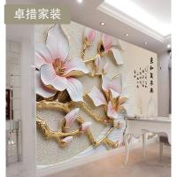 3D立体无缝壁画壁纸电视背景墙纸壁画客厅卧室中式无纺布墙纸墙布壹德壹