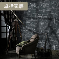 个性立体墙纸复古怀旧海报黑板报英文字母壁纸酒吧理店背景包邮