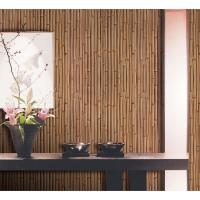 仿毛竹子纹书房电视背景墙中国风中式饭店餐厅茶楼馆墙纸防水壹德壹