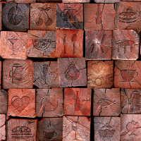 方木头纹木桩复古工业风墙纸客厅餐厅酒吧咖啡馆烧烤酒窖背景壹德壹