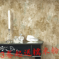 新美式乡村做旧复古田园无纺布墙纸客厅餐厅卧室沙床头背景壹德壹