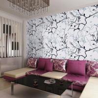 新款凌乱树枝树叶PVC防水墙纸 客厅餐厅中式沙电视背景墙壹德壹