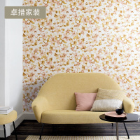 壁纸比利时清新田园卧室客厅背景墙环保无纺墙纸KUR201壹德壹