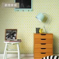 壁纸比利时进口无纺布菱形图案环保儿童房满铺墙纸ALP101壹德壹