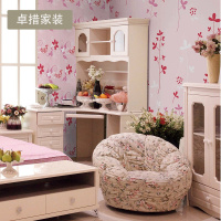 壁纸女孩童话多彩卧室田园卡通儿童房背景墙环保无纺墙纸壹德壹