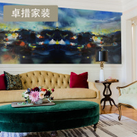 北欧个性壁纸美式复古墙布定制无纺布墙纸壁画电视背景墙壁布壹德壹