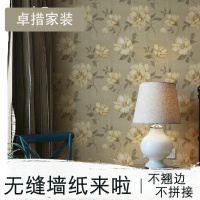 欧式大花田园墙纸无纺布美式乡村壁纸定制电视背景墙墙布壁布壹德壹