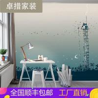 定制城市风景电视背景墙壁纸个性墙纸卧室客厅无缝墙布墙纸壁画壹德壹