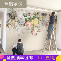 现代简约卧室壁纸创意电视客厅背景墙纸个性艺术定制墙纸壁画壹德壹