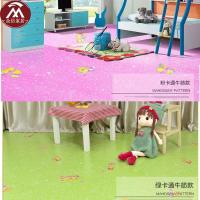 2MM pvc地板革加厚耐磨家用防水塑胶垫卡通地纸 牛津塑料地毯包邮