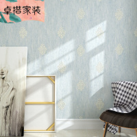 简欧无纺布墙纸温馨素色卧室客厅壁纸书房3D电视背景墙壁纸浅肉色仅墙纸壹德壹