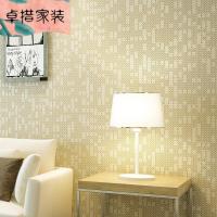 现代纯色素色无纺布壁纸3D立体马赛克客厅卧室书房背景墙满铺墙纸麻灰色[37807]仅墙纸壹德壹
