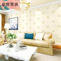 加厚简欧式无缝墙布客厅卧室满铺婚房壁布电视背景墙非墙纸壹德壹