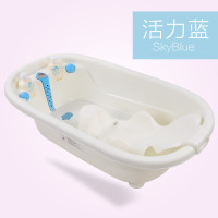 婴儿浴盆宝宝洗澡盆可坐躺新生儿用品大号加厚通用小孩儿童沐浴桶壹德壹